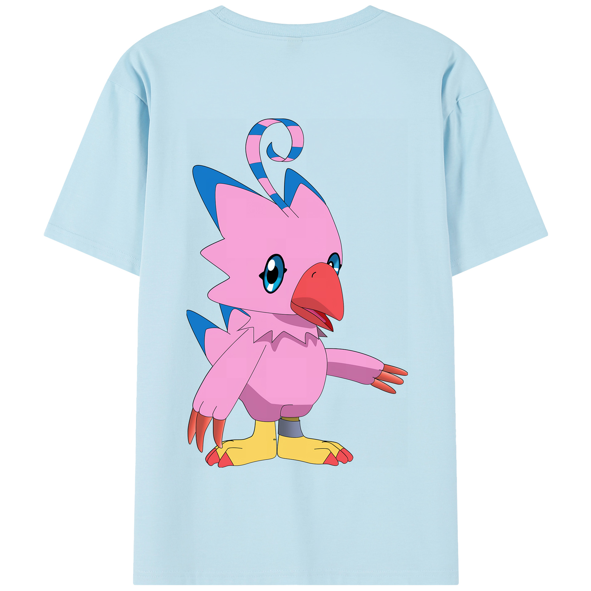 （画像用） Digimon デジタルモンスター/デジモン 綿100％半袖Tシャツ（背面プリント）